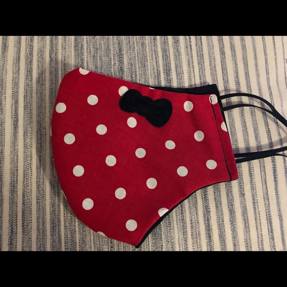 The Little Black Bow Face Mask